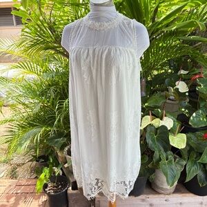 No Boundaries White Lace Dress several years old never worn